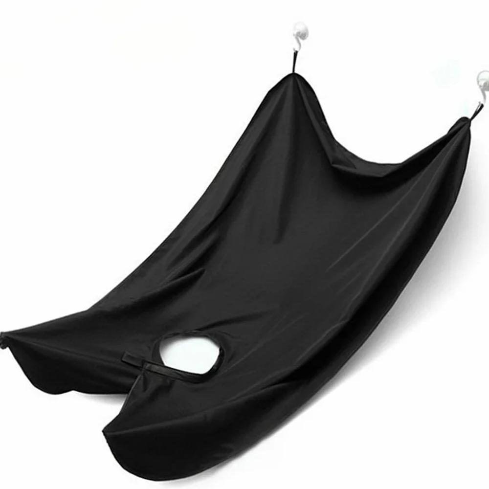 110*75 CM Beard and Mustache shaving apron Cape Bib for Shave with Suction Cups Attach to Mirror Hairdressing Removal Tools