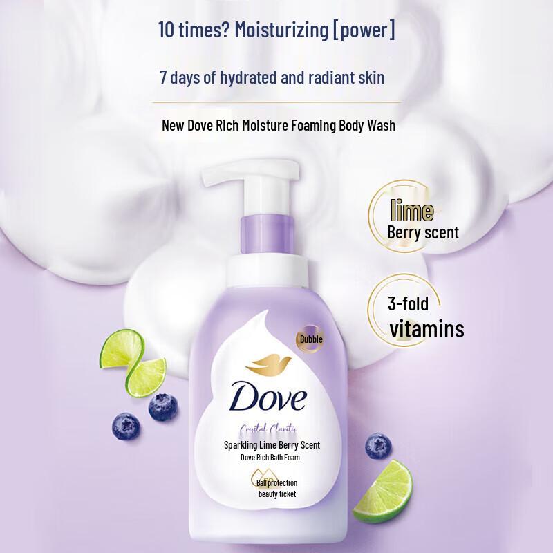 Dove Lime & Berry Creamy Shower Foam 400ml