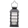 2Pcs Solar Hanging Lantern Candle Design LED Solar Outdoor Light Decor for Pathway Yard Lawn