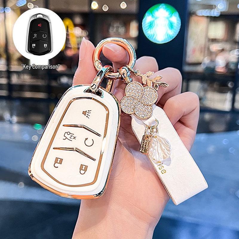Cadillac Key Cover: XT5, XT4, CT5, CT6, XTS, XT6 Women's Buckle Shell Bag