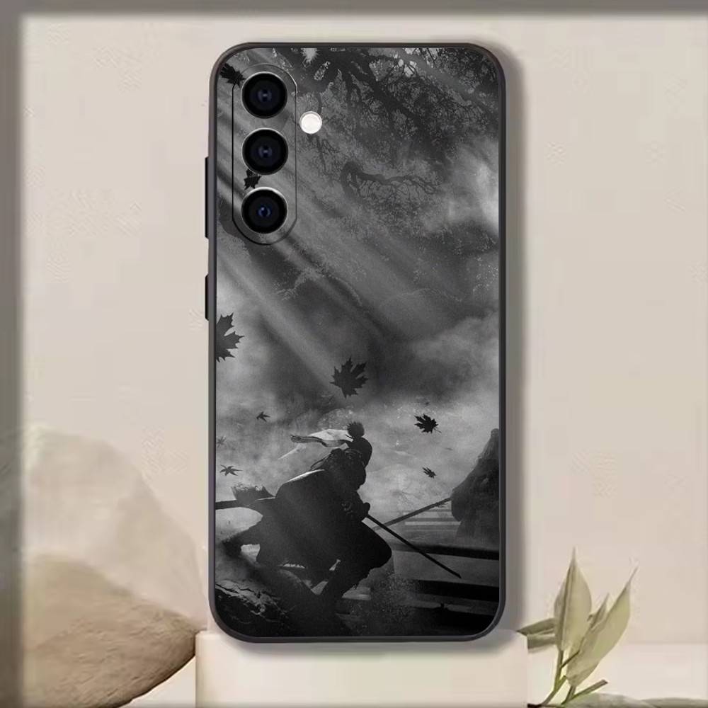 Sekiro Shadows Die Twice Phone Case For Samsung Galaxy A73,A72,A71,A70,A53,A52,A51,Soft Silicone Black Cover