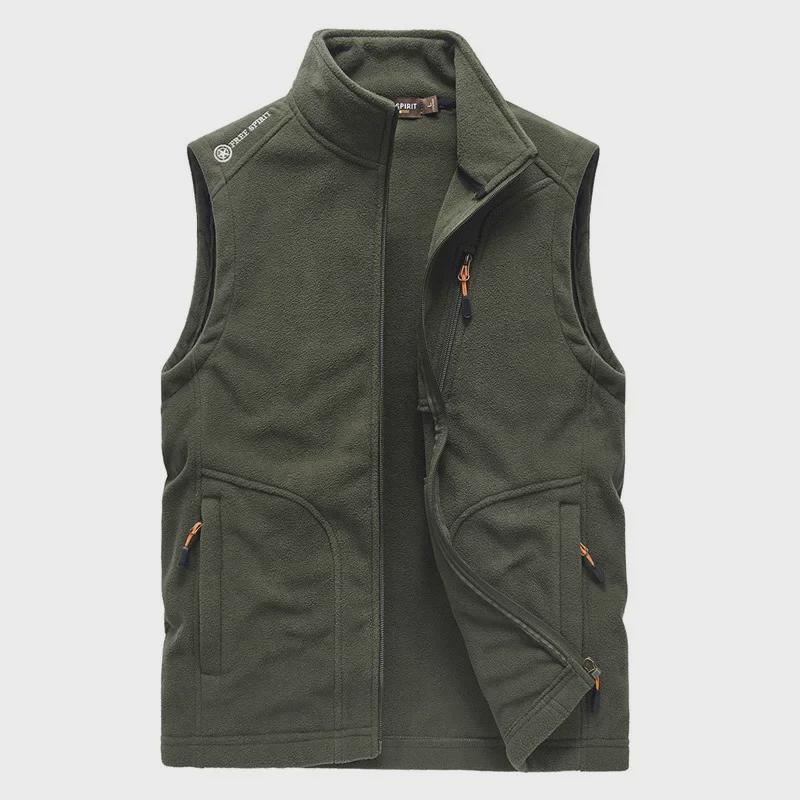 Men's Polar Fleece Outdoor Vest Jacket 2166