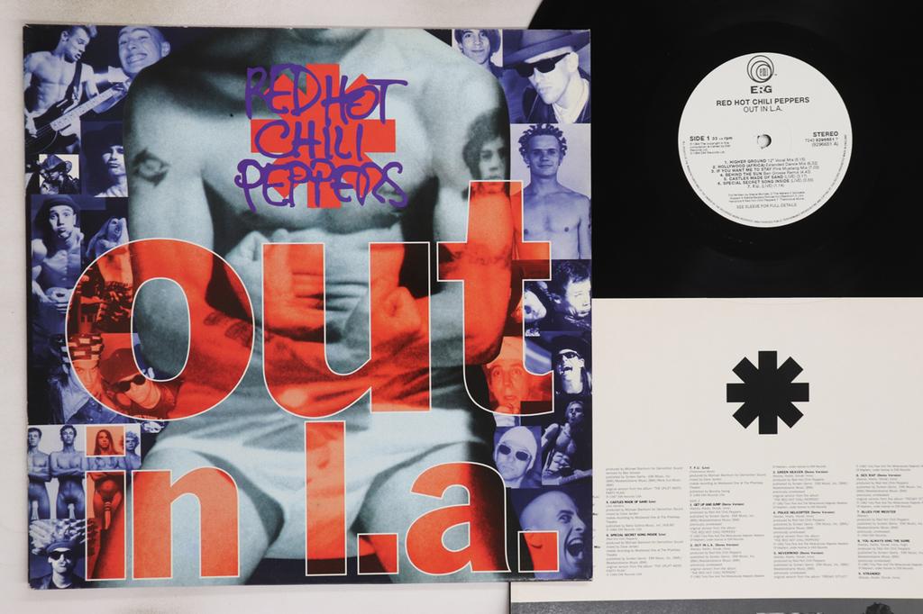 LP Record RED HOT CHILI PEPPERS - Out In L.a. (- Numbered) 724382966571,MT EMI 1994 UK Rock Used