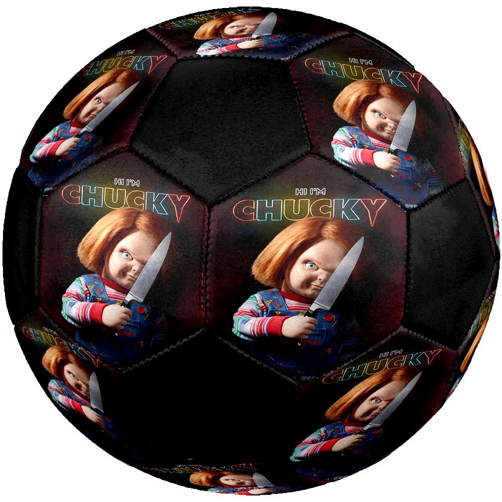 Chucky Theme Size 5 Soccer Ball, Suitable for Both Indoor and Outdoor Matches, a Gift Suitable for Everyone.