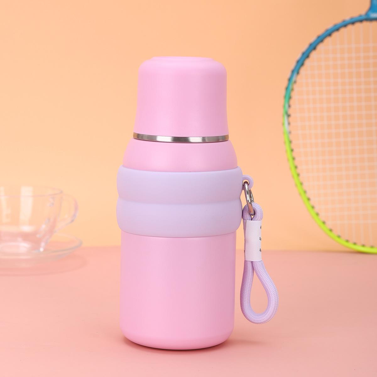 

New Outdoor Big Cap Sports Cup Mug Simple Vacuum Portable Sling Cup Steel Insulated Cup Mug Durable Durable Useful Useful 600ml