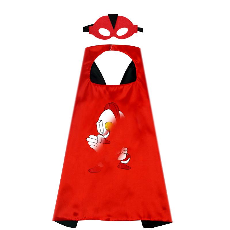 June 1 Kids' Hero Anime Cape: Cartoon Superman, Captain America, Hulk Costume