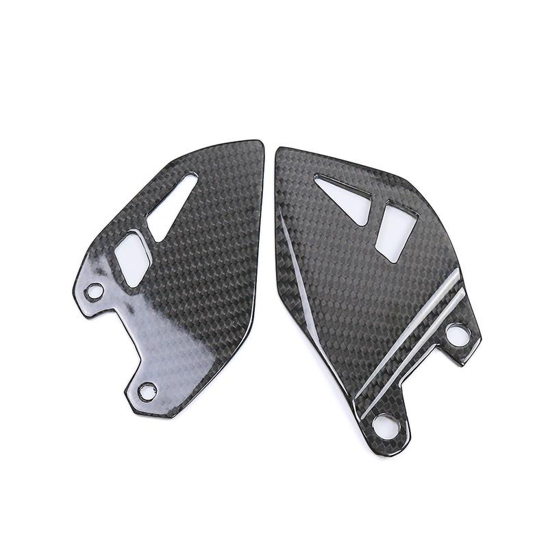 For KAWASAKI ZH2 Z H2 2020 2021 2022 2023 Motorcycle Accessories Heel Guard Rear Footrest Wing Plate 3K Pure Dry Carbon Fiber