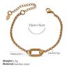 Personalized Natural Stone Pearl Love Hollow Bracelet Versatile Oil Drop Red Pepper Stainless Steel Croissant Bracelet