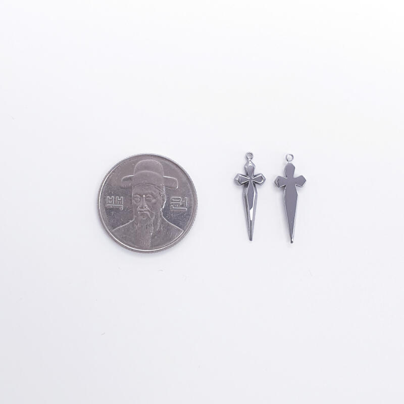 Stal chirurgiczna Krzyż Miecz Brelok Wisiorek Akcesorium Akcesoria