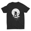 Bigfoot Fishing Funny Sasquatch Moon Fish Night Fishing T-Shirt Mens Womens Tees Top