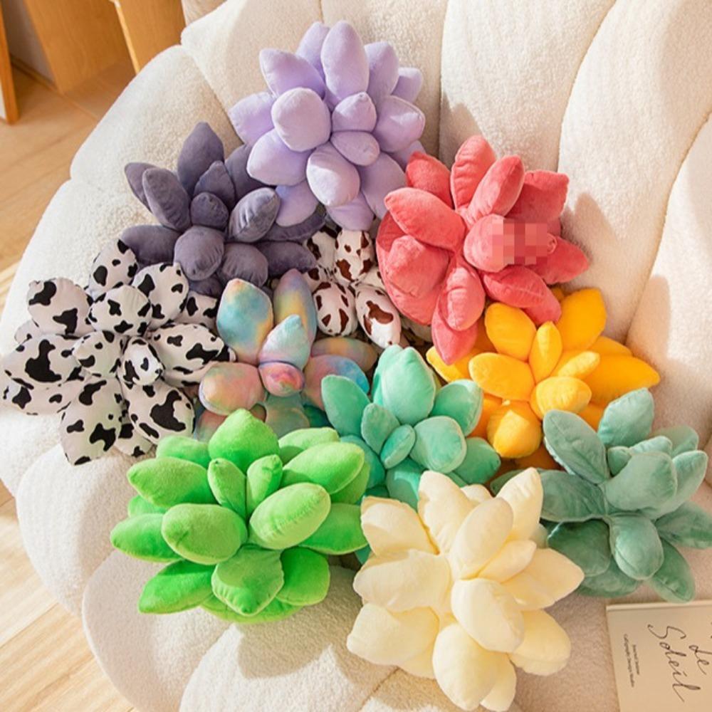 Mini Stuffed Succulents Doll Decorate Succulents Plush Pillow Children Botany Plush Toy  Home Decor