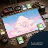 Cute Cartoon Rabbit Heart Cloud Gaming Mouse Pad Playmat 24"X14" MTG TCG Office Desk Mat for Work Game PC Laptop Carpet MousePad