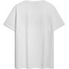 Calvin Klein Gradient Rainbow Letter Print Breathable Short Sleeve T-Shirt Unisex Tops White J318289YAF