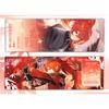 Genshin Impact Collection Karty Hry Záložka Furina Neuvillette Wriothesley Laser Oboustranná vstupenka Anime Tarotová karta Dárek