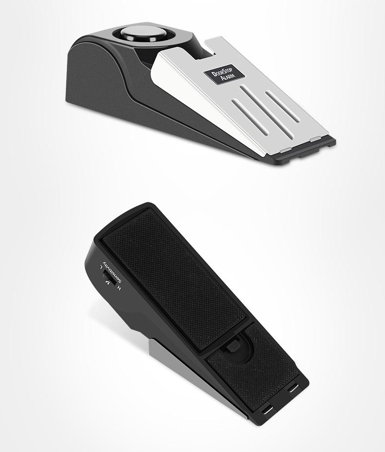 

1/2/5 шт. Модернизированный дверной стопор-сигнализация Портативный 120 дБ Клиновидный Безопасность Напольные дверные стопоры Регулируемая чувствительность для дома, общежития