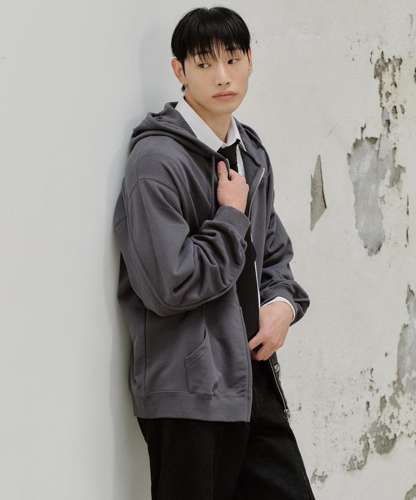 Plac Line Point Zip-Up Hoodie_3 Colors