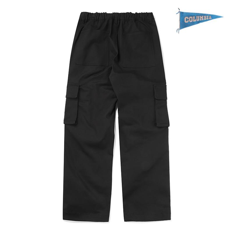 COLUMBIA UNIVERSITY Nyc Label Cp Multipocket Loose Fit Pants Black
