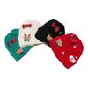 Autumn and Winter New Santa Claus Snowflake Elk Wool Hat Christmas Warm Knitted Hat
