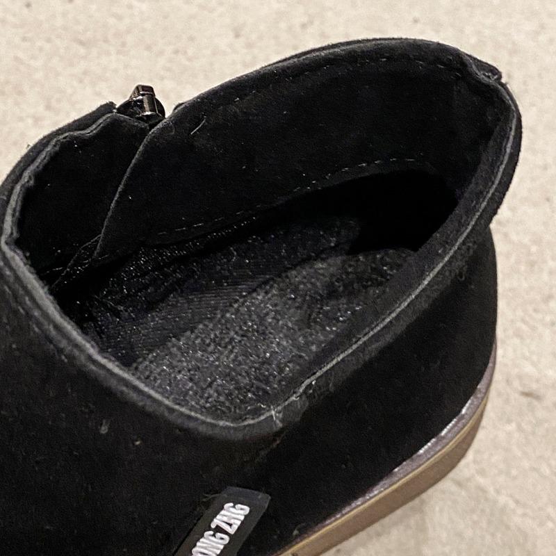 European and Americanforeign Trade Short Tube Medium Heel Retro Matte Short Boots Women's Cross-border Thick Heel Flat Bottom Side Zipper Martin Boots