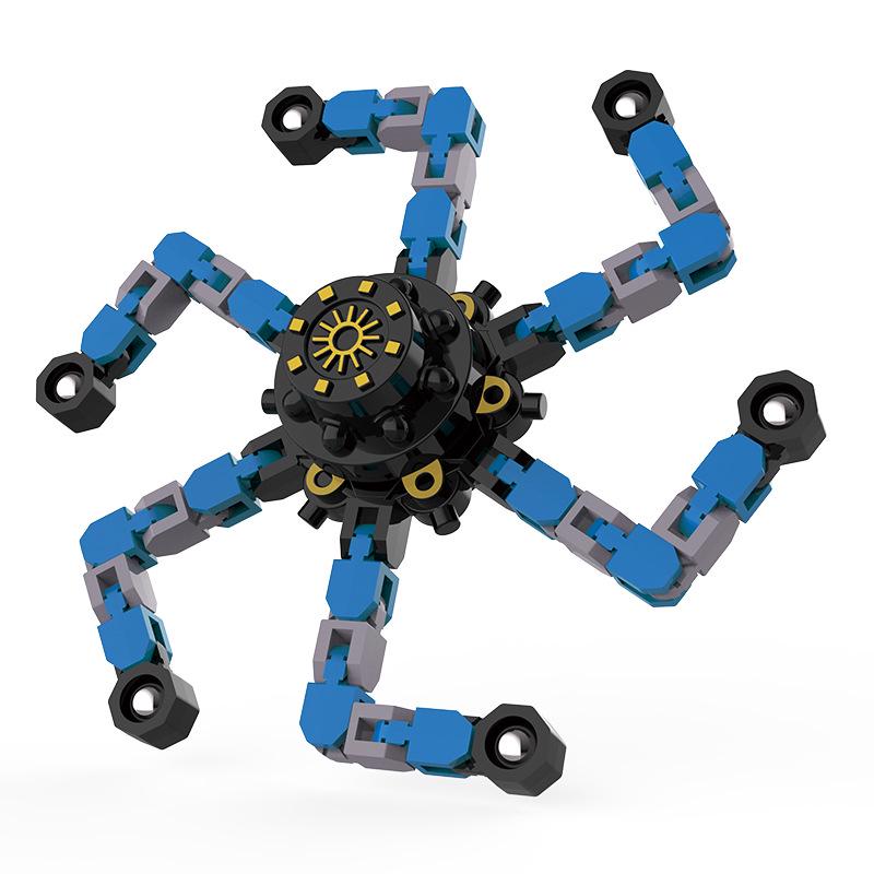 Luminous Decompression Finger Spinner - Mechanical Gyro Toy