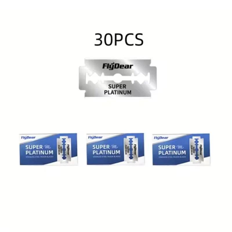 Stainless Steel Material 10-100Pcs Double Edge Safety Razor Durable Professional Portable Provide Comfortable Shaving For Male
