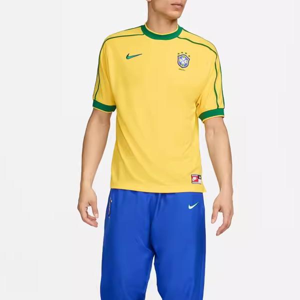 New Nike Brazil 1998 Reissue Soccer Replica Jersey FZ6682-741
