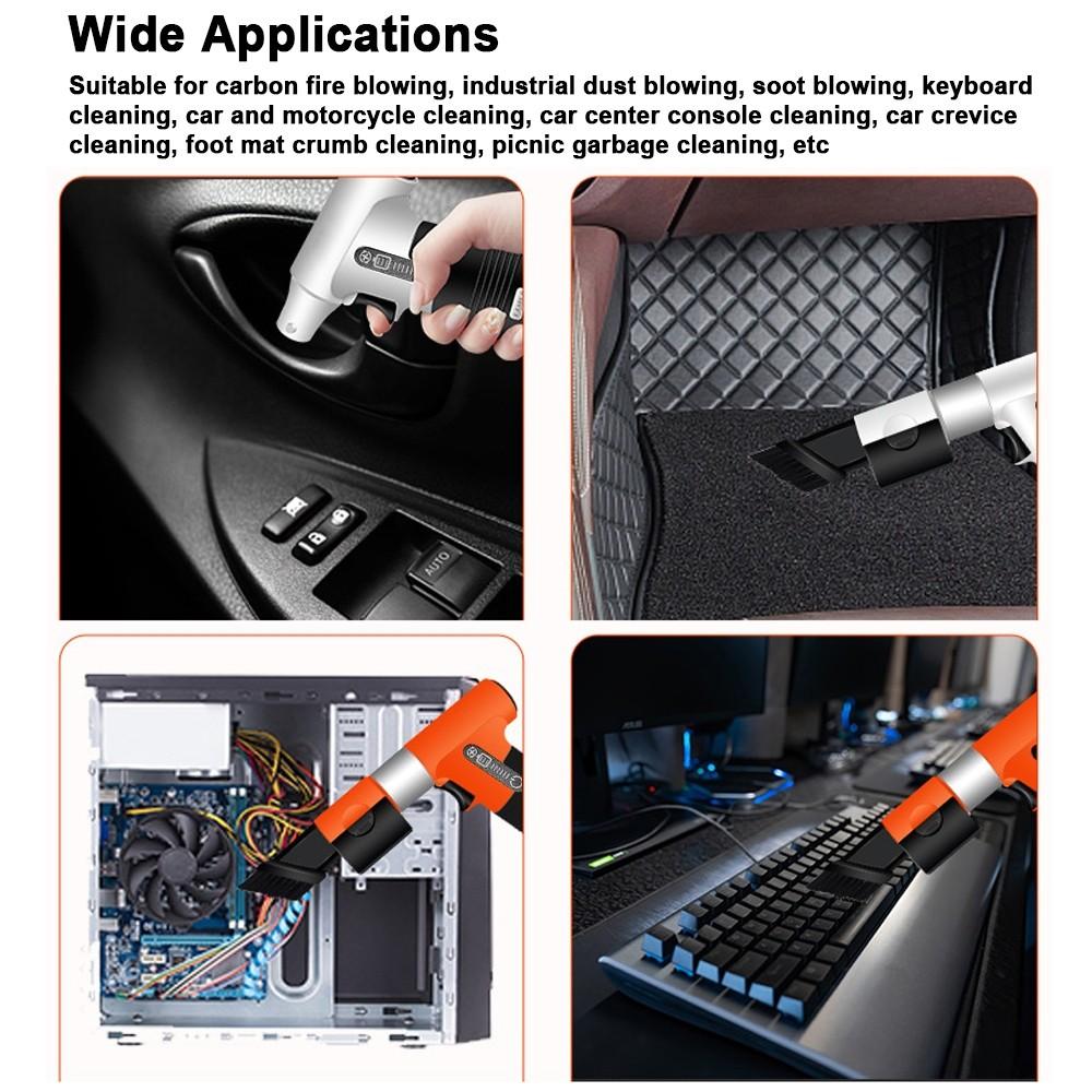 130000RPM Powerful Blower Portable Handheld Electric Turbo Jet Fan PC Keyboard Dust Removal Power Tool