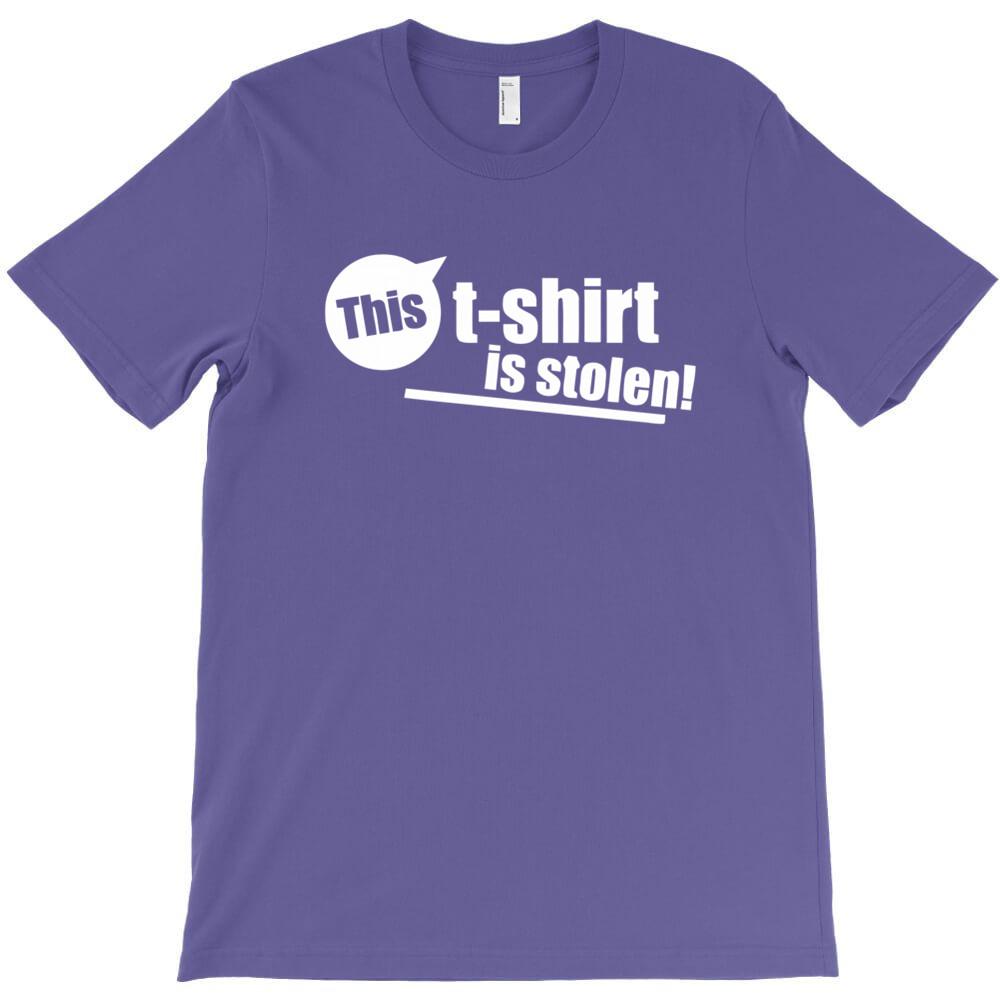 This T Shirt Is Stolen Funny T Shirt Printed T Shirts Men Round Neck Short Sleeved