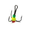5pcs Ice Fishing Hooks Carbon Steel 8# 10# 12# 14# Three-jaw Hook Sinking Bait Tackle Tools Winter Durable New Style