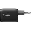Dual Port USB-C Wall Charger - BELKIN - 65 W - Nintendo Switch 2 - Black