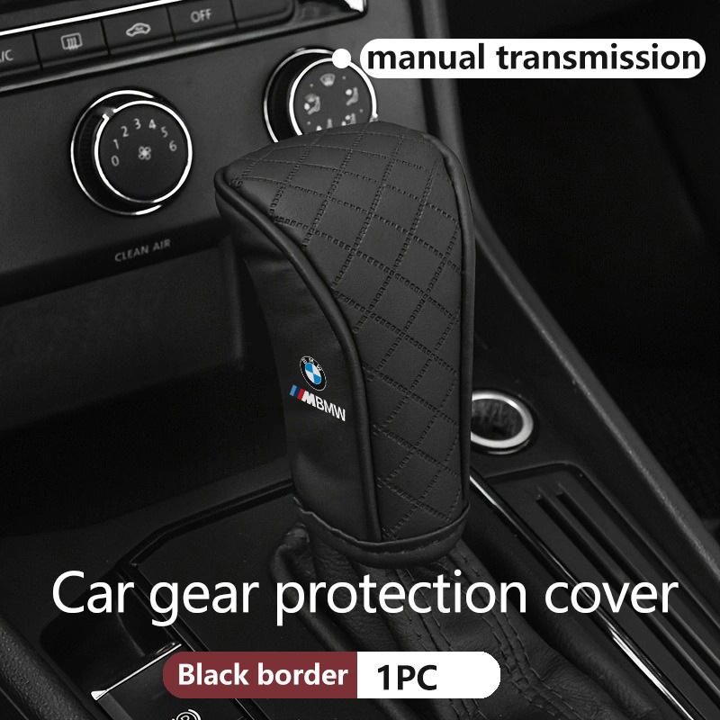 Leather Car Gear Shift Sleeve Knob Protective Cover For BMW M Performance E36 E46 E60 E90 E91 E92 E93 F30 F20 SU1