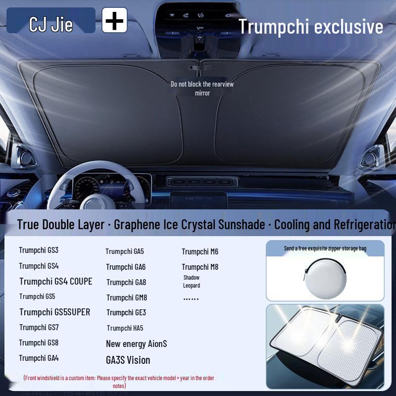 Car Windshield Sunshade Umbrella - Heat and Sun Blocker Visor Cover
