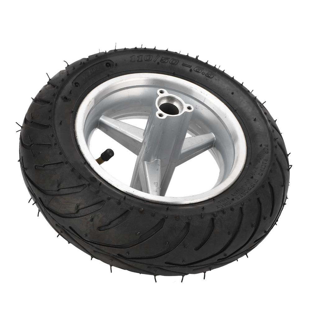 Shockproof Mini Bike Rear Wheel 110/50-6.5 Pocket Bike Replacement Wheel 49CC Mini Pocket Bike