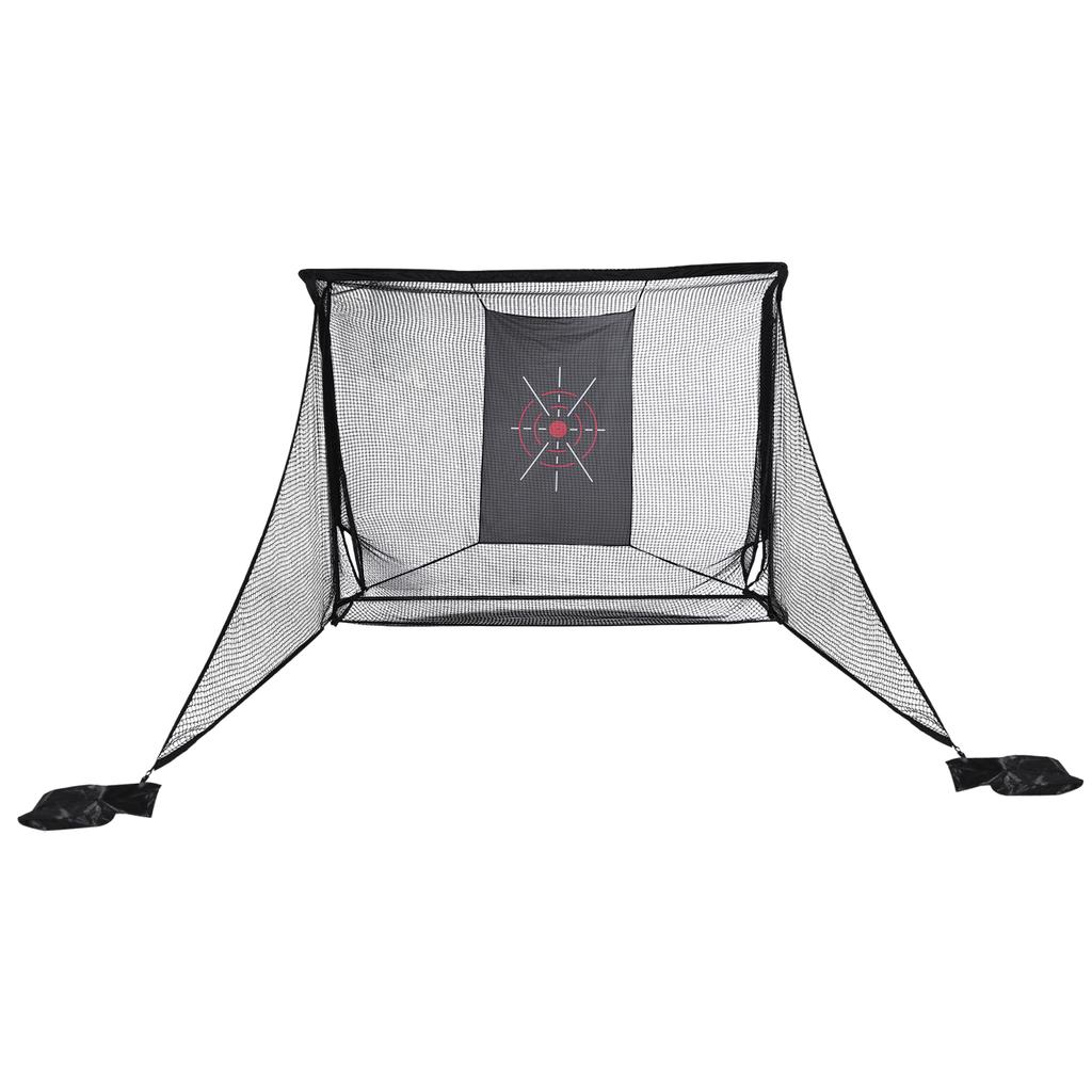 Golf Hitting Net 10x7ft Portable Hitting Nets with Side Barriers & Target Cloth for Backyard Driving Chipping Indoor Outdoor Use