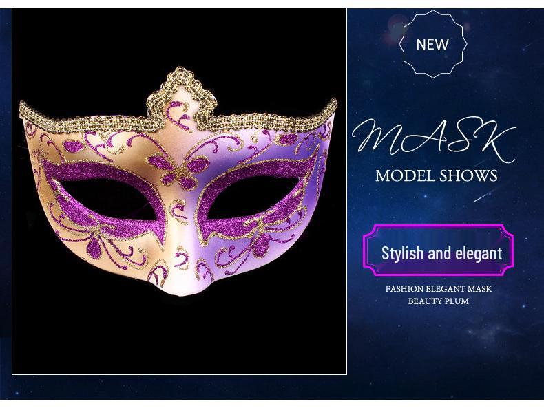 Elegant Masquerade Lace Half-Face Mask for Women