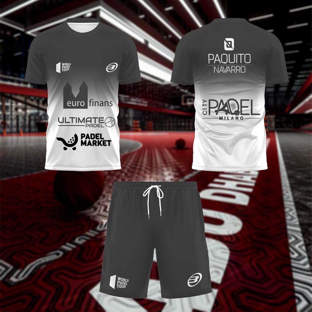 2025 Fashion Children's Set Padel T-shirt Element Printed Pattern Ultra Thin Short Sleeve Tennis Fashion Breathable Boutique Spo