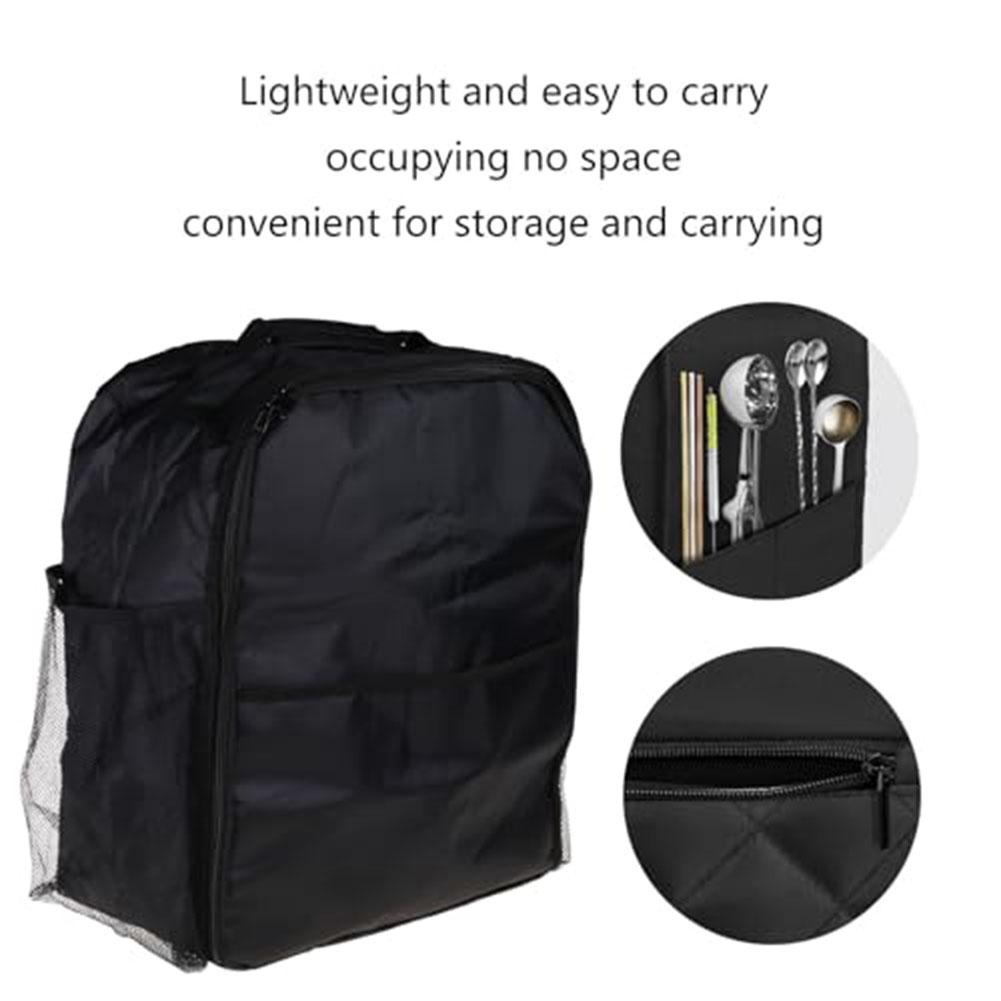 Waterproof Dust Cover for Ice Cream Machines NC100/201/300/500 Black Lined Interior Protective Storage Solution