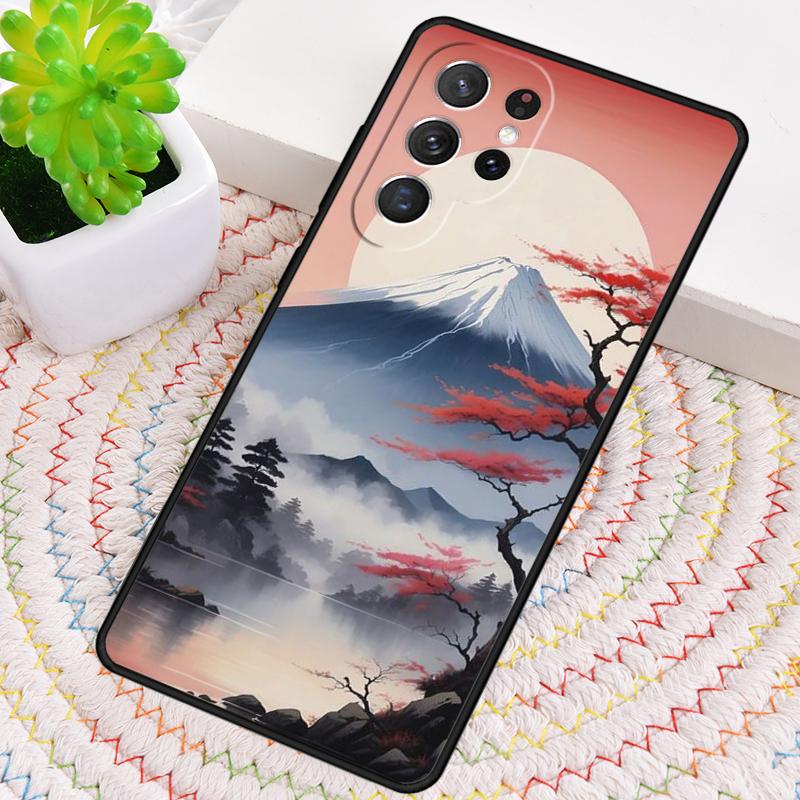 Mount Fuji Silicone Phone Case For Samsung Galaxy Note 10 Pro S26 S25 S24 S23 S22 S21 Plus S25Ultra Capa Cover