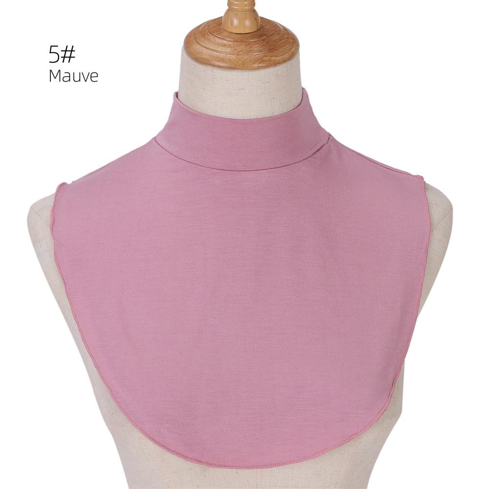 New Soft muslim women's neck cover modal jersey Full cover high neck turtle neck cover islamic clothing ladies clothes accessory