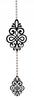 Modern Curtain for Living Room, Openwork, GLAMOUR, 300x150