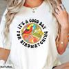Its A Good Day For Birdwatching T Shirt Vintage Bird Lover Nature Enthusiast Birder Birding Hobby Casual Vintage Homme