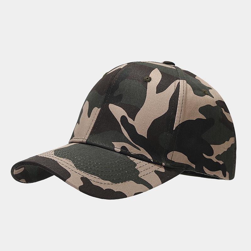 European and American New Camouflage Baseball Caps Men's and Women's Outdoor Travel Mountaineering Caps Casual Versatile Shopping Sunshade Sunscreen