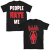Murderdolls - People Hate Me Černé tričko z těžké bavlny Všechny velikosti Unisex tričko