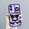 KEYSION Shockproof Case for VIVO Y04 with Lanyard Soft Silicone Cute 3D Cartoon Doll Phone Cover for VIVO Y29s 5G