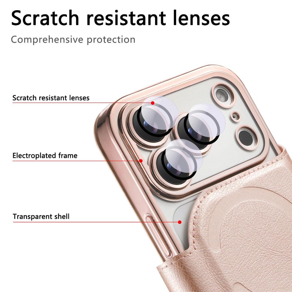 For iPhone 17 Pro Max 5G Luxury Case RFID Leather 360 Protect LENS Detachable 2IN1 Wallet Funda iPhone 17 Pro iPhone17 Air Cover