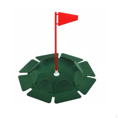 Flag Putting Aid Easy To Use Portable 360Degree Entry Indoor Golf Target for Golfers, Office