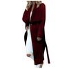Womens Winter Lapel Button Long Trench Coat Jacket Ladies Overcoat Outwear