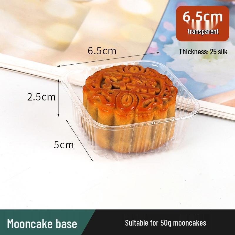 Golden Mooncake Blister Packaging: Salted Egg Yolk Pastry Tray with Mung Bean Cake Blister Box.