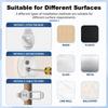 10 Pack Self-Adhesive Desktop Cable  Management Elastic Cord Organizer Cable Clips  Indoor