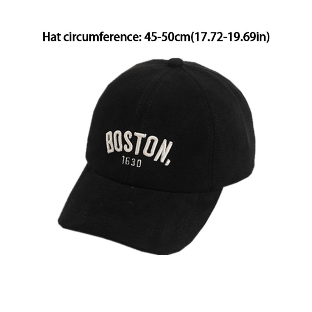Casual Sun Hat Letter Embroidery Duck Tongue Hat Fashion Baseball Cap  Children